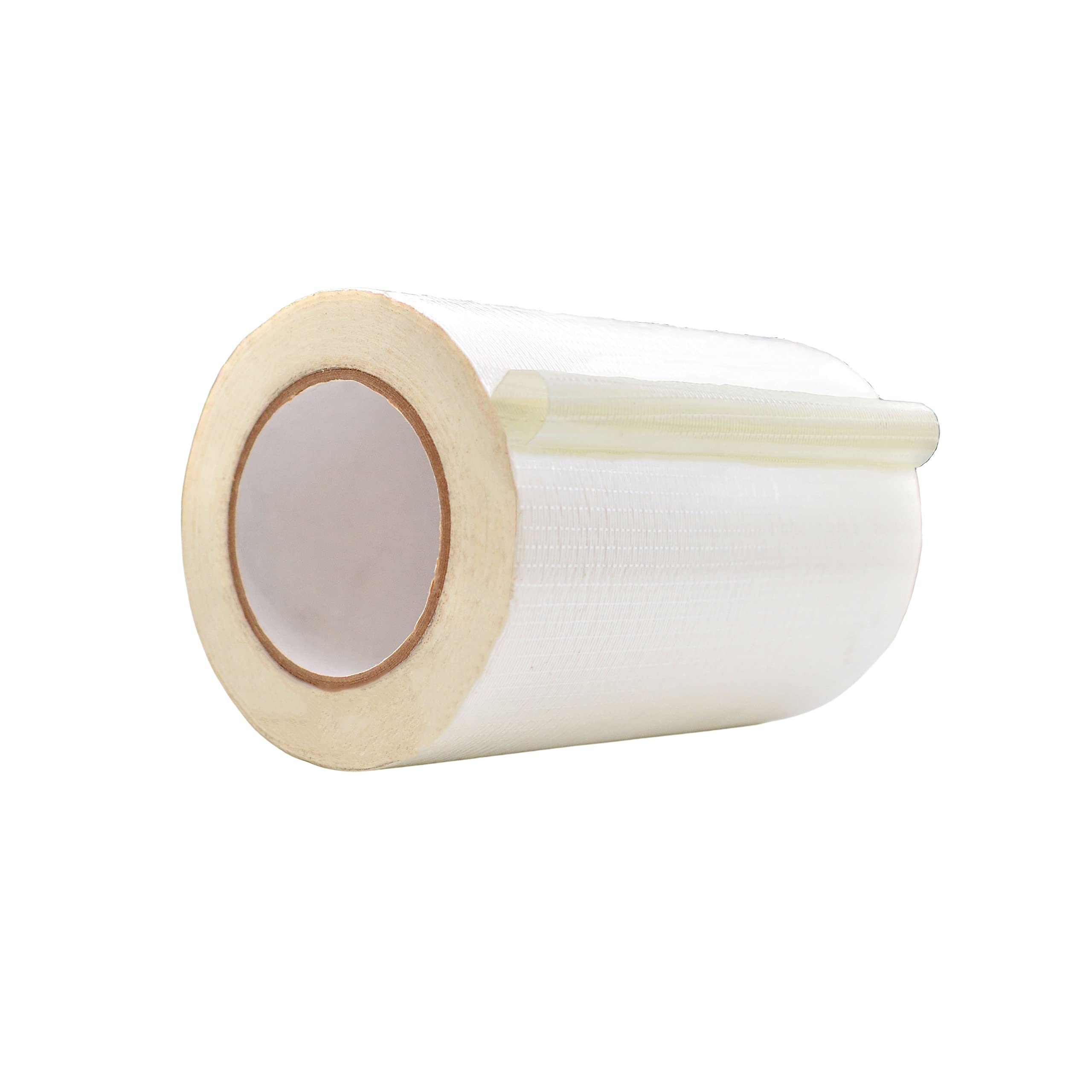 WOD BFST47 Bi-Directional Filament Strapping Tape, 8 inch x 60 yds. Fiberglass Reinforced Packaging Tape, Filaments Run H-V with High Adhesion and Tear Resistance, Hexayurt Tape