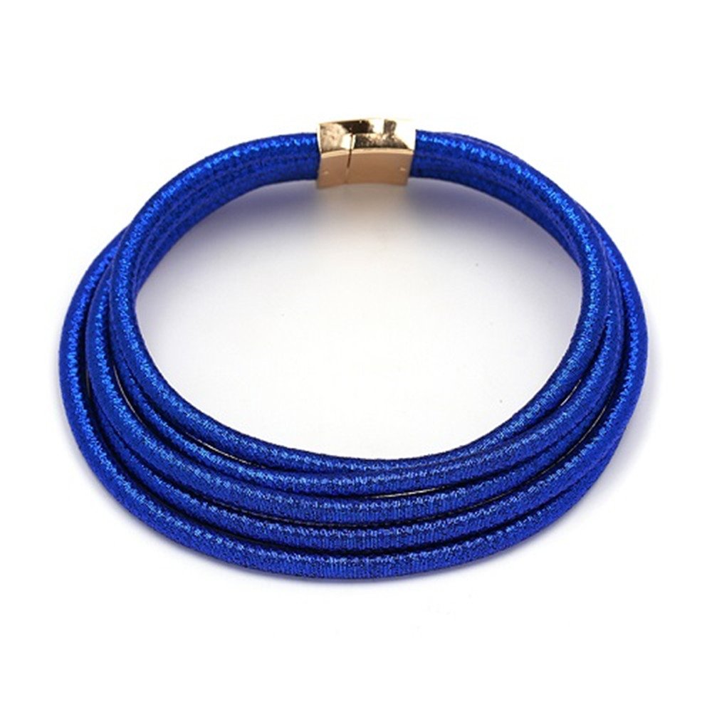 Fancy Love New Punk Wide Stretch Rope Red Maxi Colar Chocker Necklace