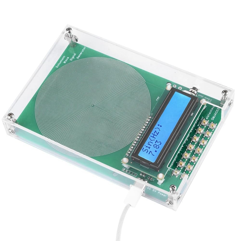 Générateur de Résonance D'Ondes 7,83 Hz Résonateur Audio à Impulsions Ultra-Basse Fréquence Type-C 0,01 Hz-100000 Hz B Réglable