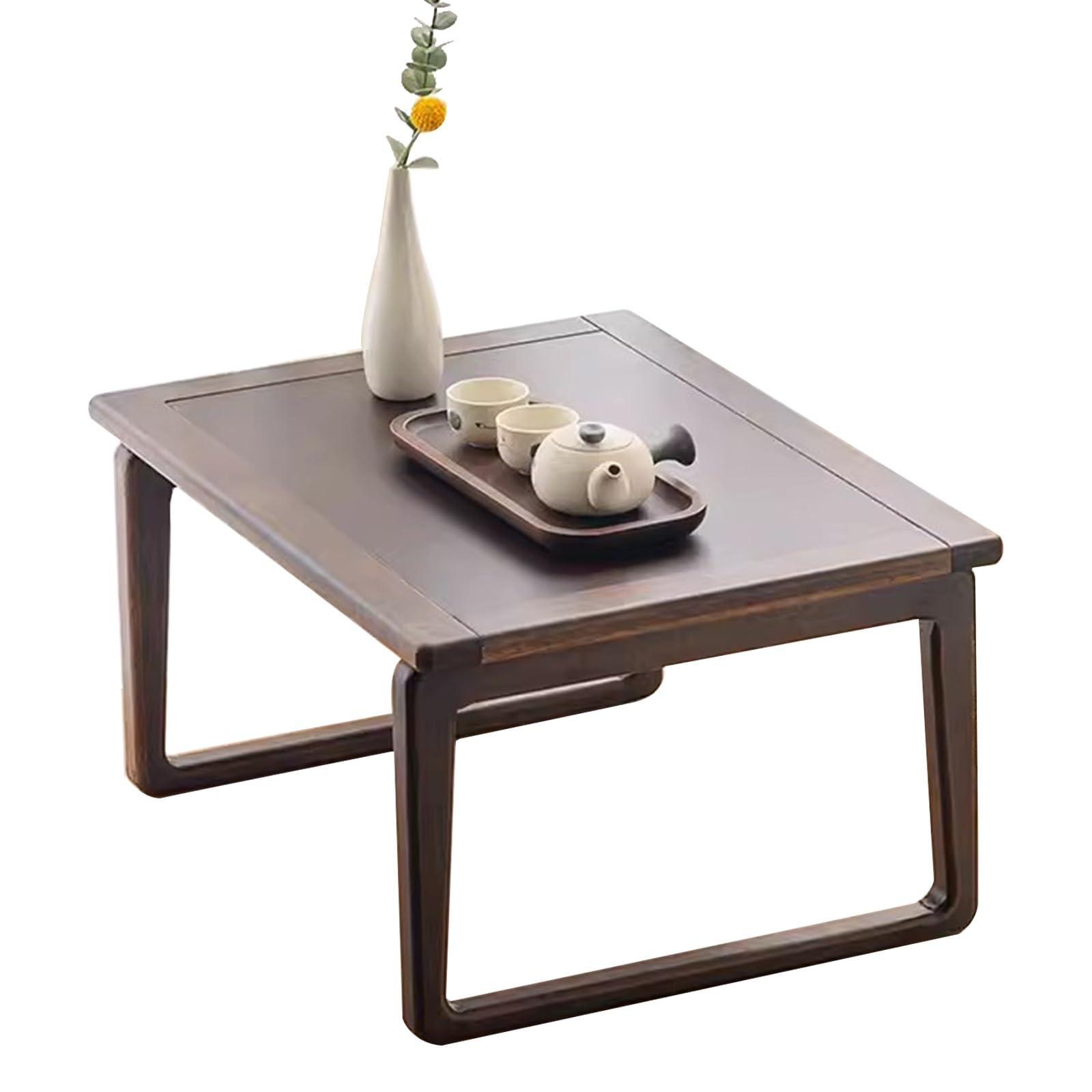 Table à thé en bois pliable pour petits salons et studios
