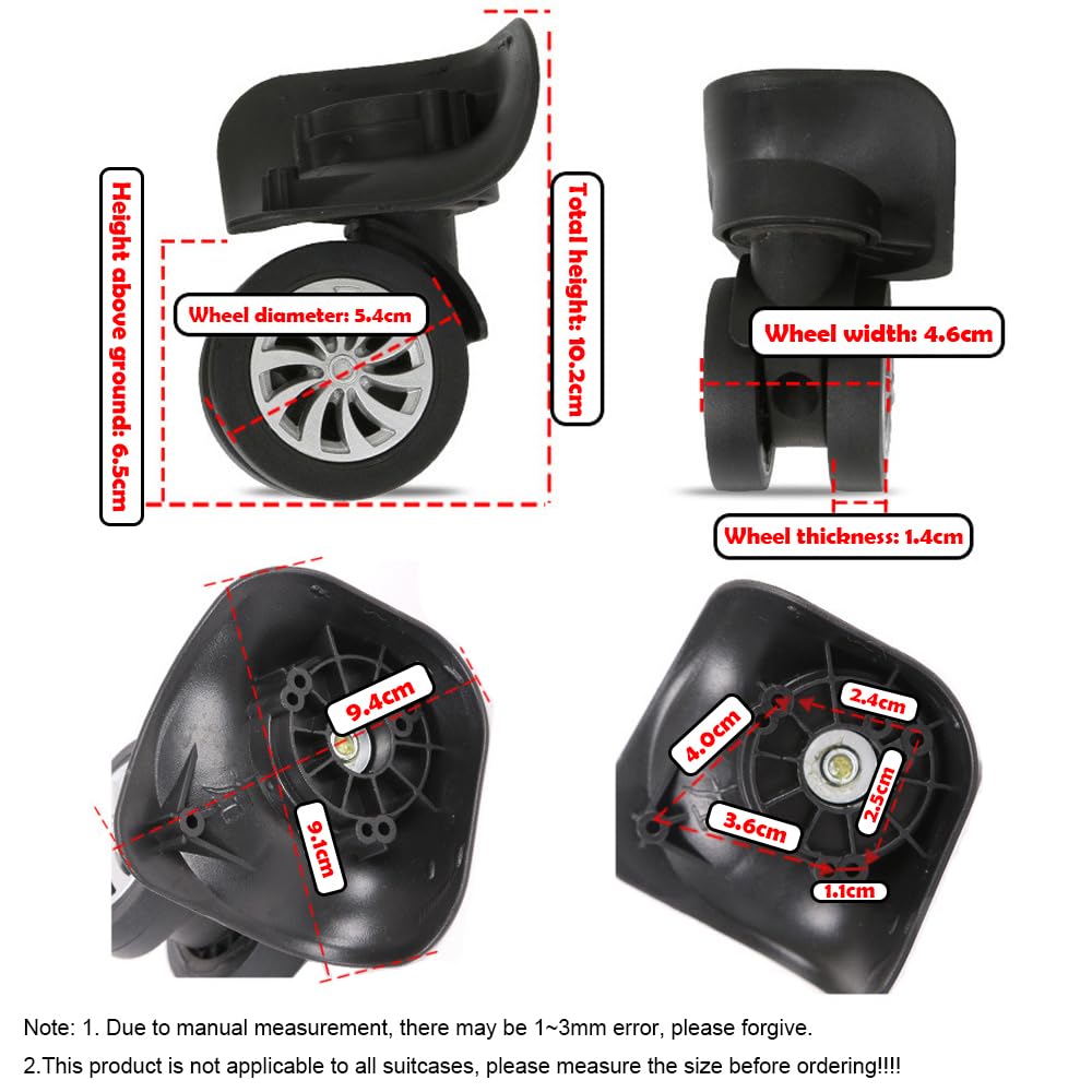 Gepäckrad Ersatz: Universelle Kofferrär, Abmunbar Von 12,84 € | DHgate Gepäckrad Ersatz: Universelle Kofferrär, Abmunbar Von 12,84 € | DHgate