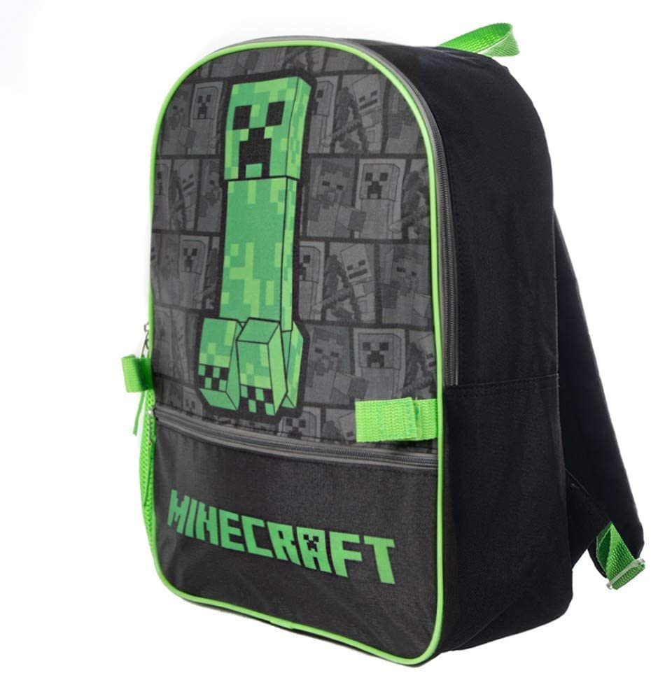 Sac à dos Minecraft avec lunch box intégrée ensemble de rentrée scolaire garçons