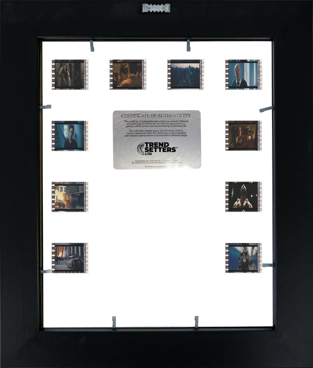 Batman The Dark Knight Rises Film Cell im Holzrahmen Mini Montage Bane