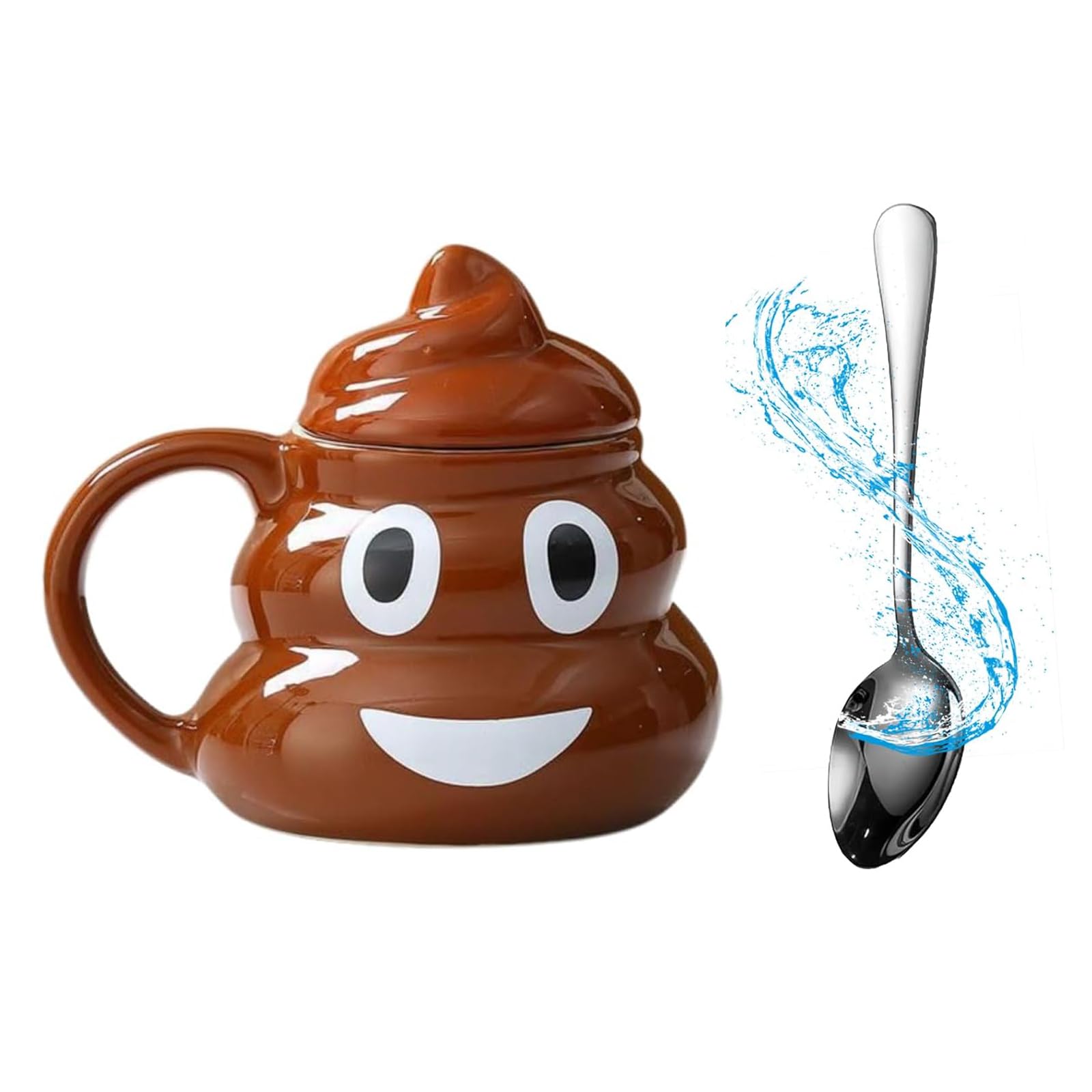 Amazon.com: 20 Oz Poop Ceramic Coffee Mugs,Funny Smile Poop Cup For Home  Office Tea And Coffee Unique Creative Gift : Home & Kitchen
