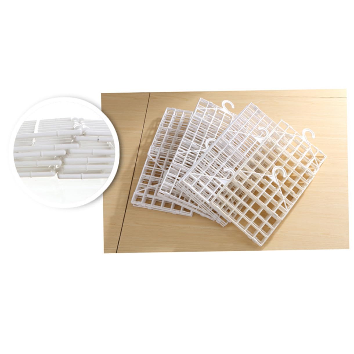 PP Organizador Blanco de Colgante Armario Plegable, Gancho