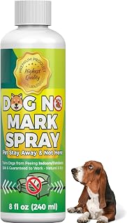 Oycevila 8.7oz No Pee Here Dog Potty Training Spray - Biodegradable Housebreaking Repellent for Indoor Outdoor Use