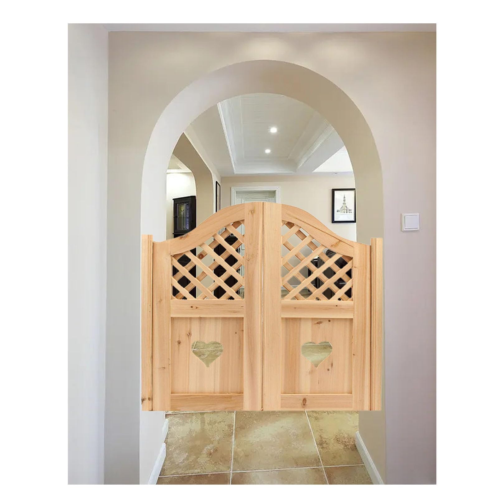 Porta divisoria a battente per cucina, bancone del negozio, cancello per animali domestici, ingresso, bar, ristorante, divisorio