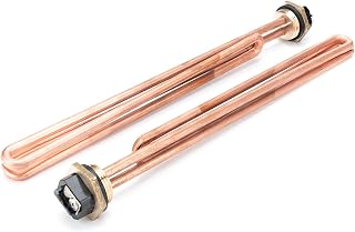 HE 90240 Water Heater Element Part with New Rubber Ring Fit for EcoSmart ECO 18 24 27 36, Rheem, Richmond, iHeat/Drakken Electric Tankless Water Heater, 9KW 240V Heating Element (2Pcs)