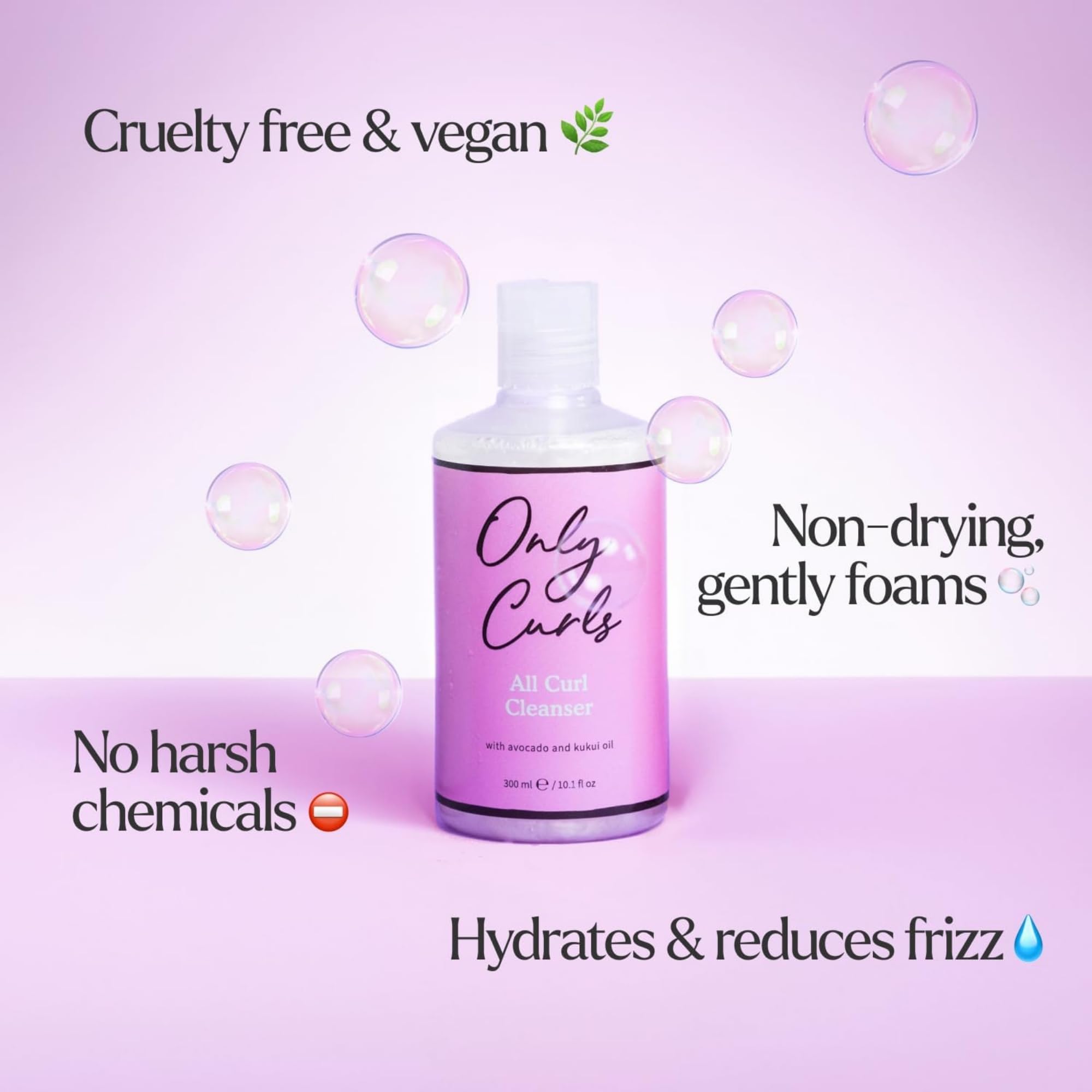 Only Curls All Curl Cleanser Duo, Curly Hair Care Shampoo, Sulphate-free, Gentle Formula, Hydrating - Image 3