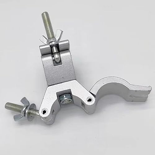 Vista 32 de Lighting Truss - Abrazaderas de acoplador giratorio para luces, abrazadera de truss de doble cabeza, abrazadera de tubo giratorio doble de 30 a