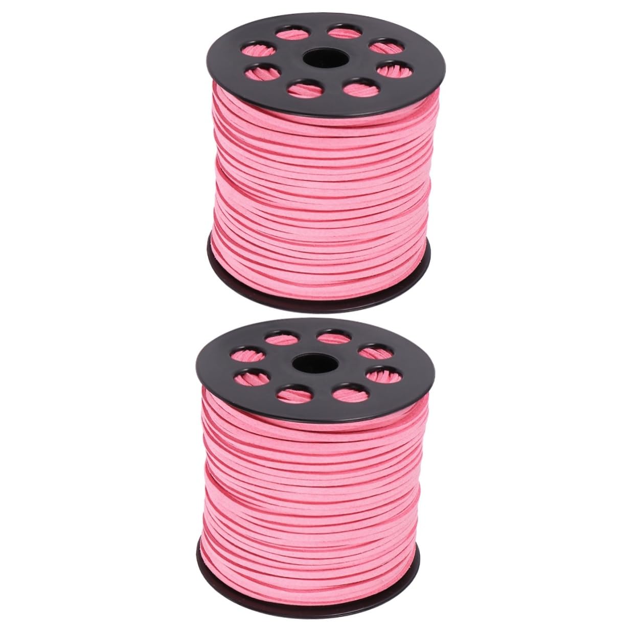 LALAFINA 2rotoli Filo Faux Suede Per Creazione Gioielli Da Rosa Per Braccialetti e Collane Per Decorazioni e Accessori Personalizzati