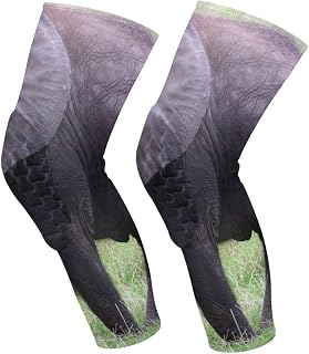 LUNLUMO Animal Elephant Lawn Sports Knee-Cap Kneepads Protection for Knees