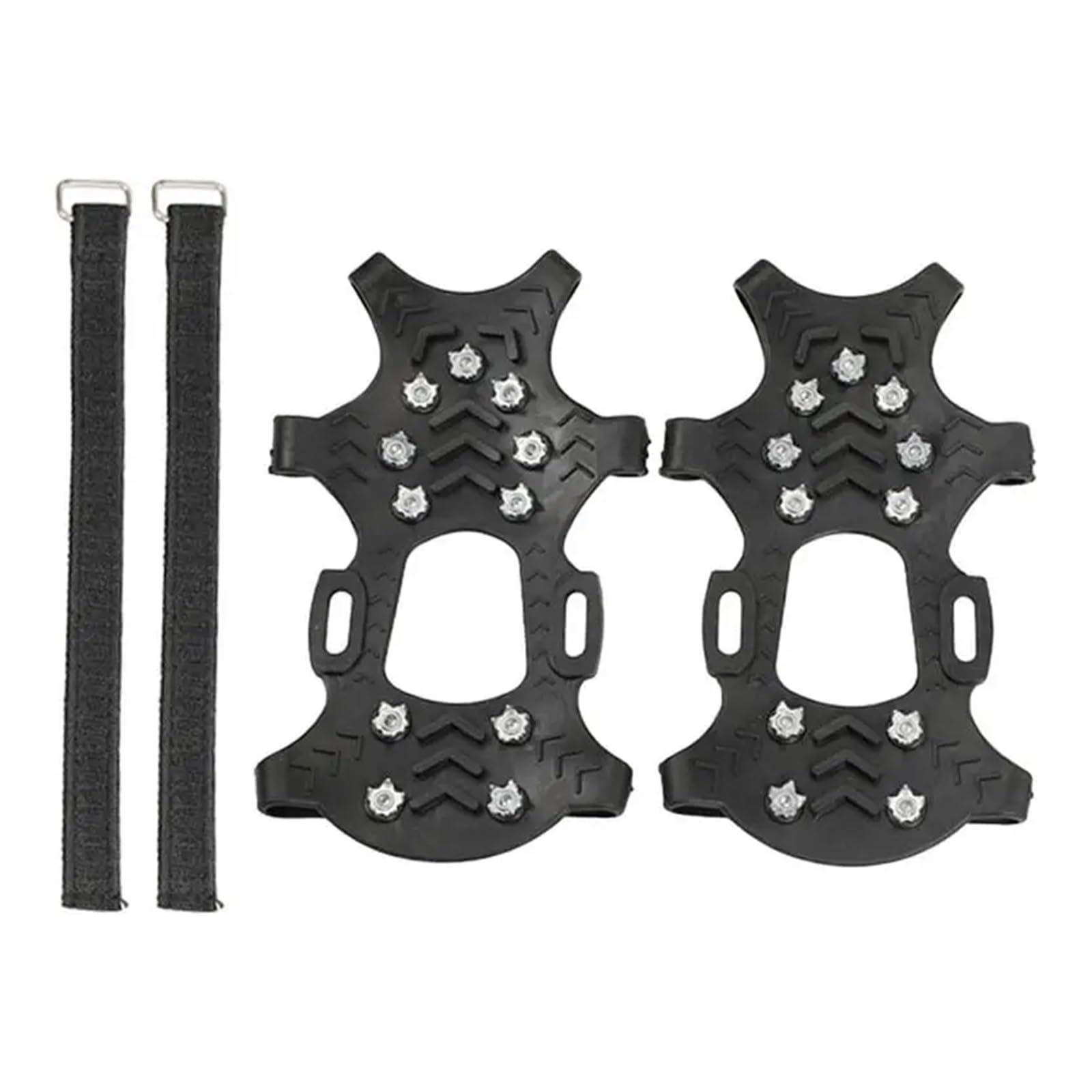 Crampons Poignées de Neige glacée, Pointes Chaussures à 11 Dents for chaînes Glace for la et, Crampons Traction antidérapants Multifonctions for l'hiver pour randonnée hivernale