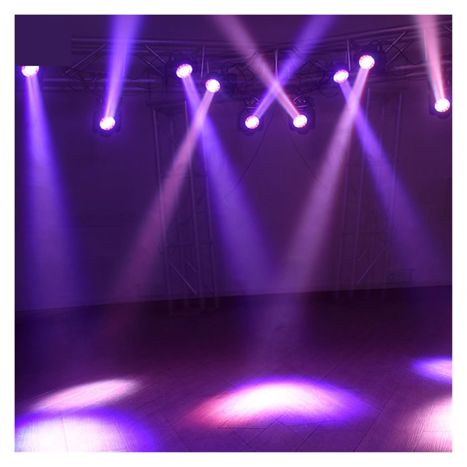 Illuminazione scenica, 60W LED RGBW 4in1 Fascio di Luce a Testa e Lyre Move Beam Stage DJ Spot Lights Illuminazione di Controllo DMX