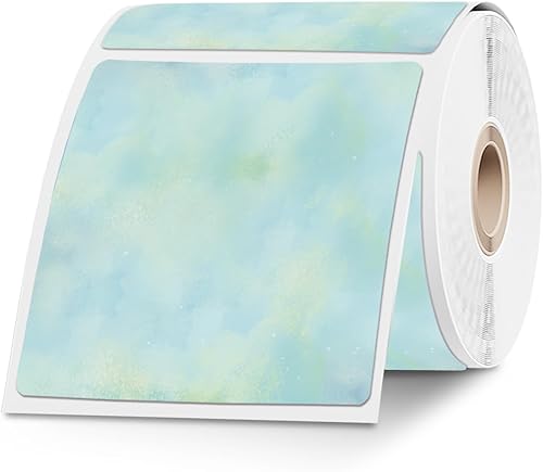 Itari Etiquetas adhesivas térmicas cuadradas de 2 pulgadas, etiquetas térmicas directas autoadhesivas, etiquetas adhesivas multiusos para diseño de