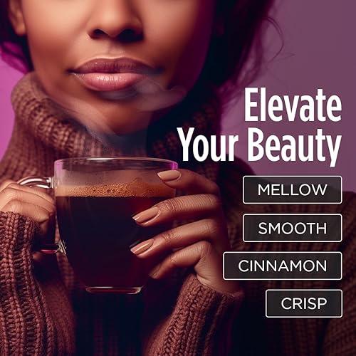 Miniatura 4 de VitaCup Beauty - Cápsulas de café de colágeno para cabello, piel y uñas, con biotina y folato, tostado medio oscuro, aptas para dieta cetogénica,