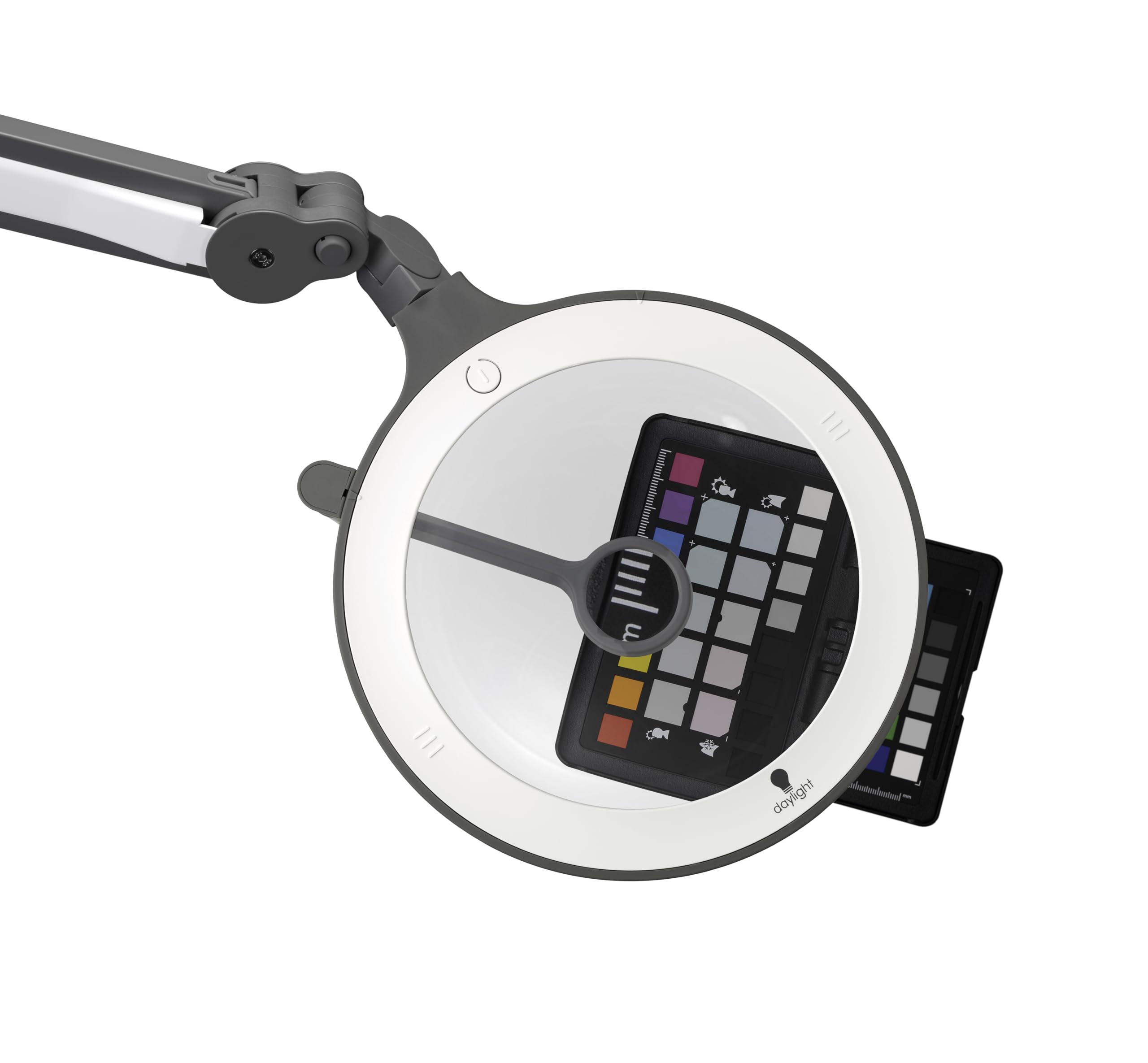 daylight Lampe loupe lumière du jour 1 ¾ x lentille transparente 60 LED da variateur 4 niveaux