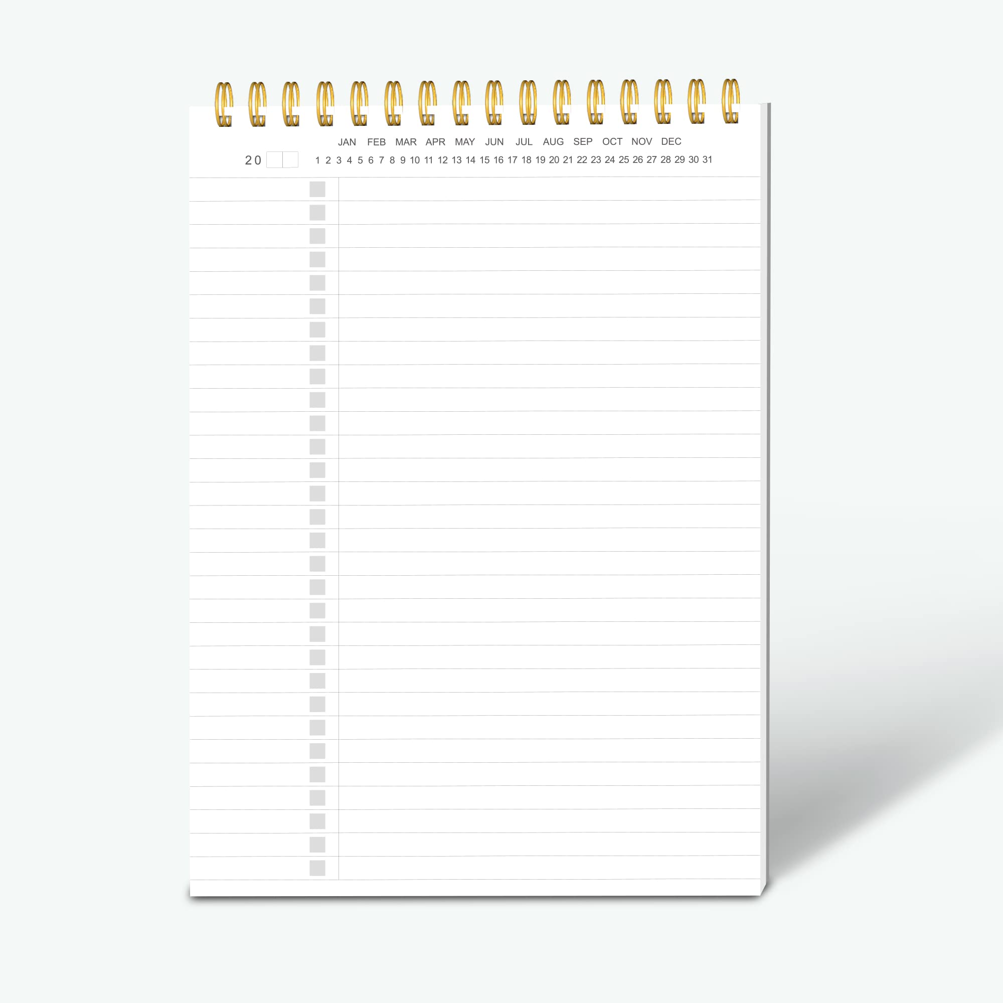 Regolden-Book To Do List Notepad Spiral Planner, Daily Task Tracker with Wide Lined Notebooks (Transparent, 1 Pack)-image-14