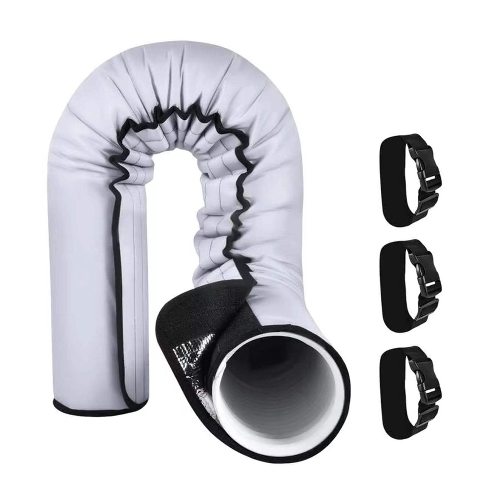 Fentency Multicolor Multipurpose Aircon Exhaust Hose Protector Insulated Sleeve Heat Retention Air Conditioning Duct Vent Covers Accessories Insulated Hoses Duct Vent Covers