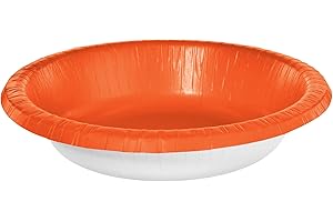 Vibrant Orange Bowls: A Splash of Color for Your Gatherings