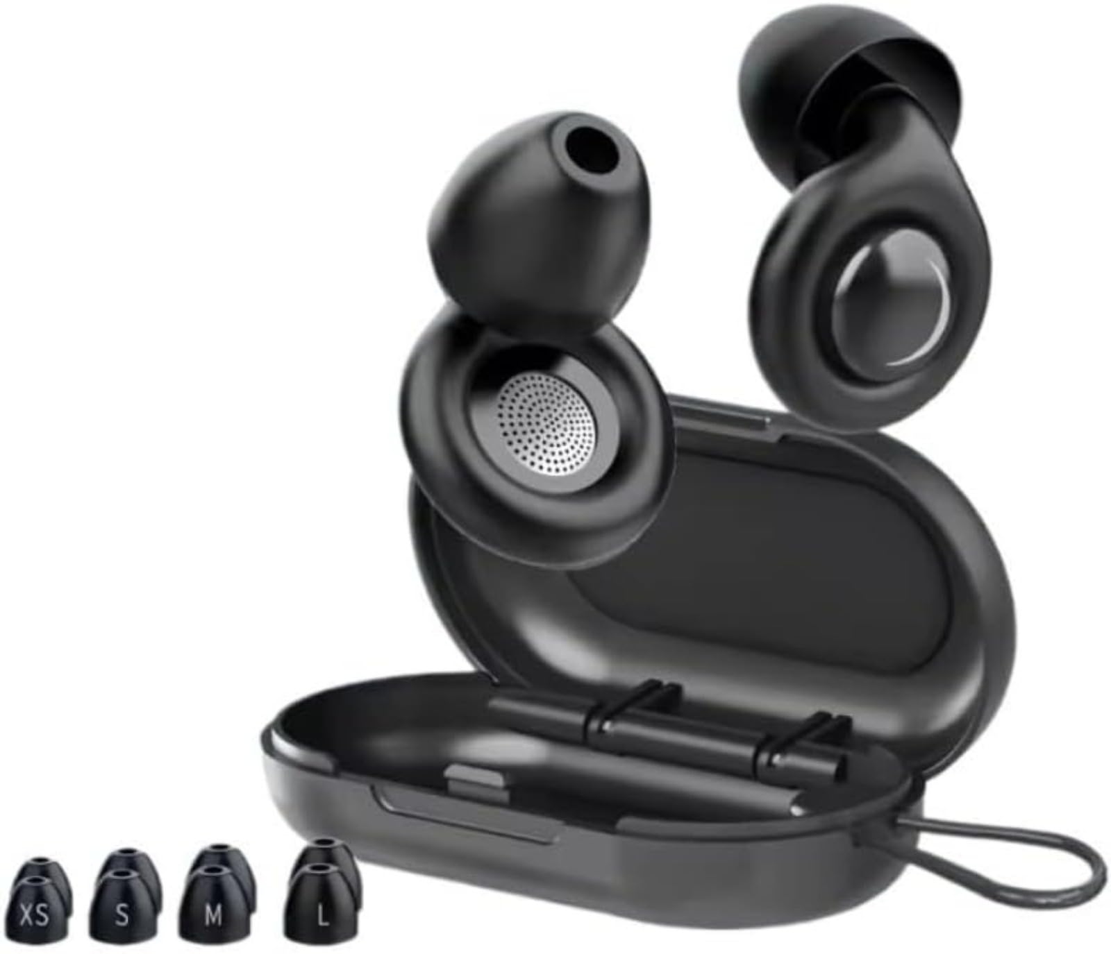 Tappi per le orecchie a doppio silicone per riduzione del rumore, isolamento acustico al 99%, profondità di riduzione del rumore 32 dB, filtri dual-core, per sonno profondo e protezione dell'udito