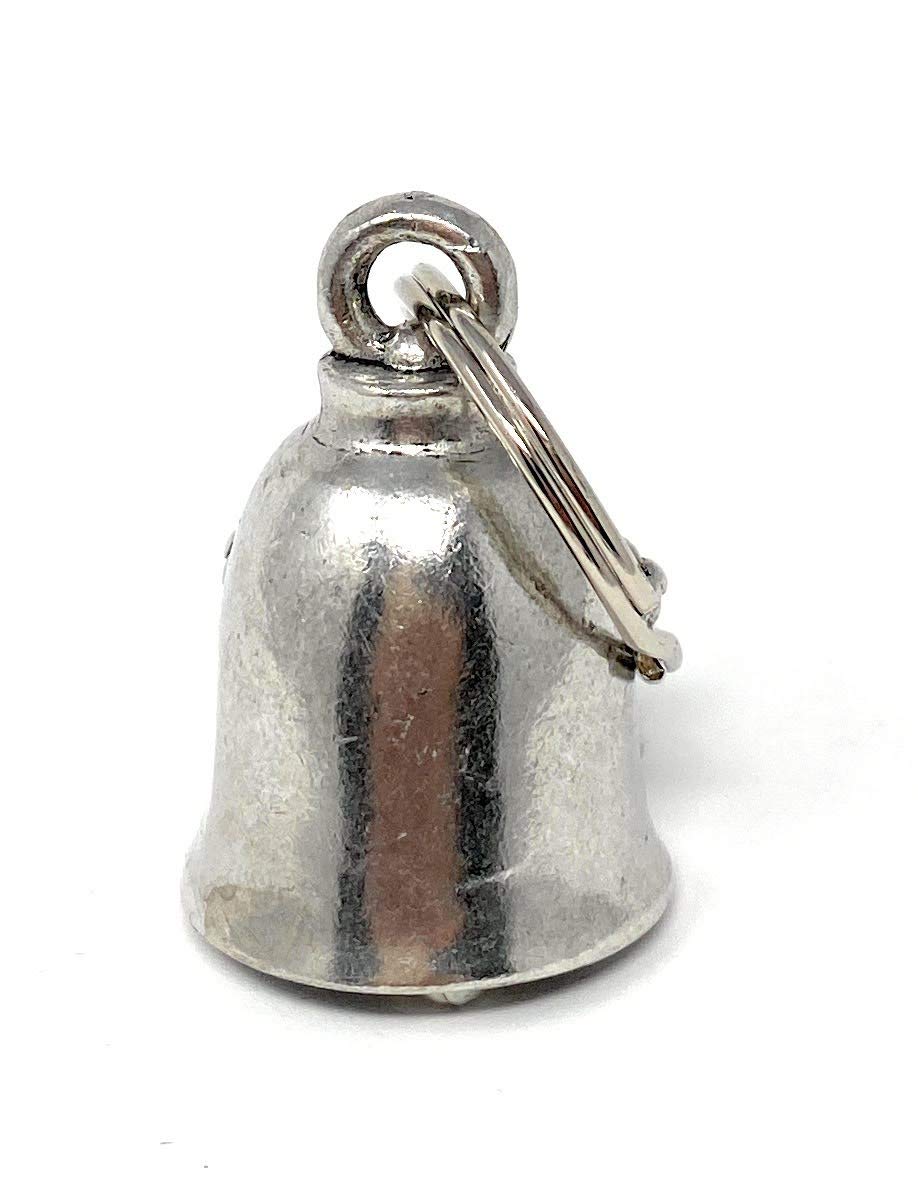 Bravo Bells - Skull Crossbones Motorcycle Biker Bell - to Bestow Good Luck for Bikers