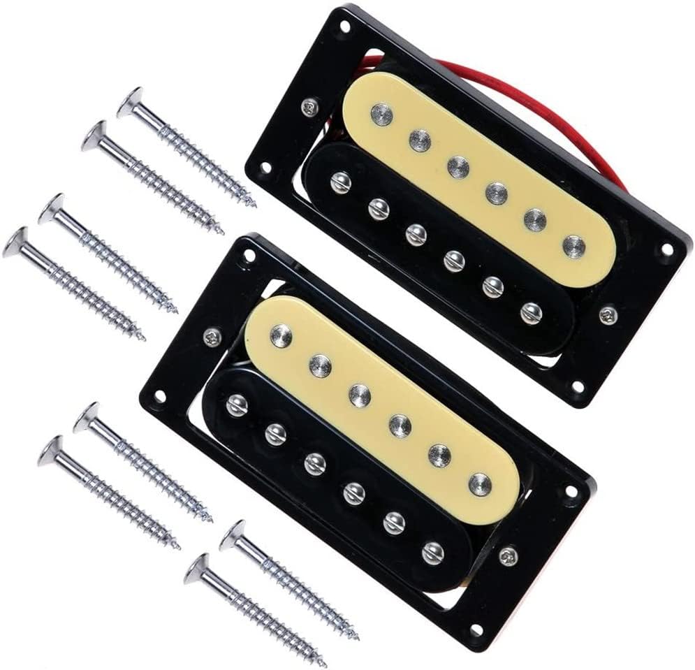 2Pcs Electric Guitar Pickups Zebra Faced Humbucker Double Coil Pickup