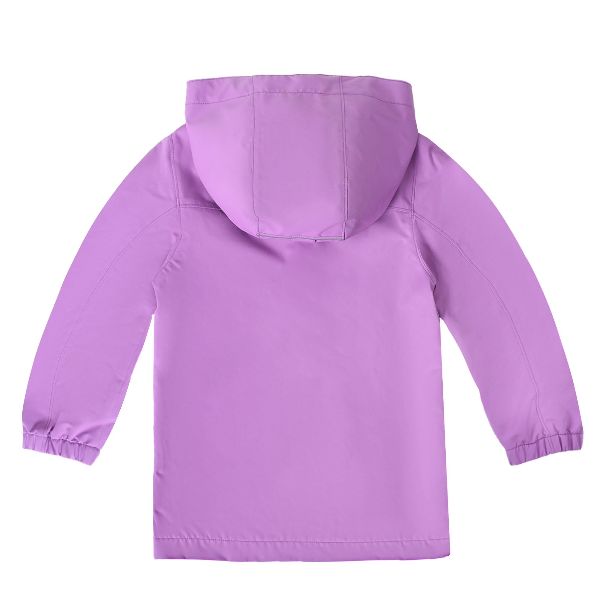 SMONTY Chaqueta Impermeable para Niños Capucha a Prueba de Viento Chaqueta Transpirable para Senderismo, Ciclismo y Carrera al Aire Libre Deportes