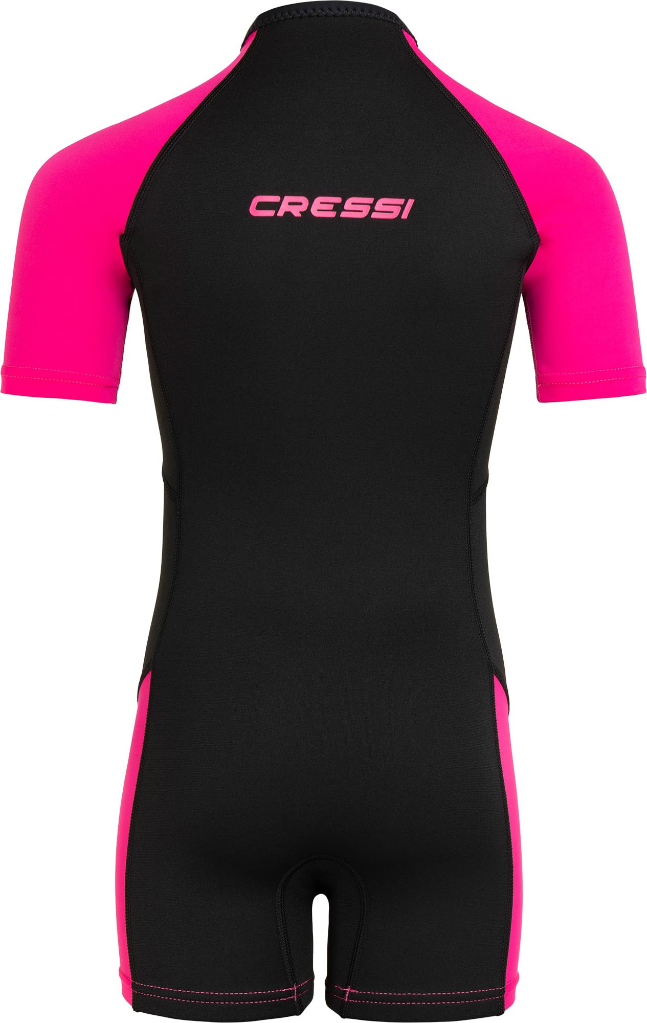 CRESSI depuis 1946 - Little Shark Shorty Enfant en Néoprène 2 mm Combinaison pour Natation Snorkeling Piscine Mer Sports Nautiques Anti UV avec Zip Frontale Garçon Fille