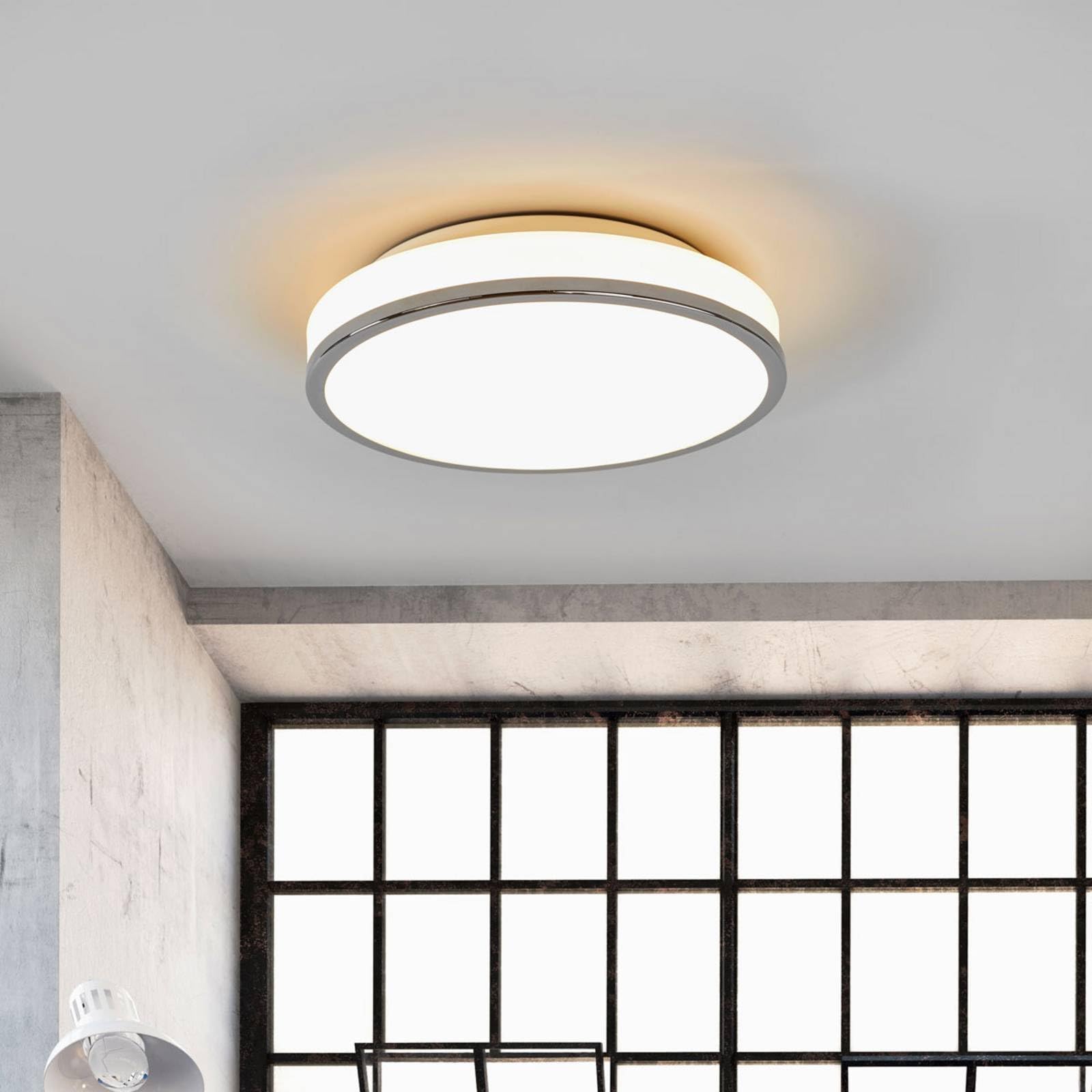Lindby Plafoniera (Moderno) colore Bianco, in Vetro ad es. Bagno lampadina inclusa plafoniera per bagno lampada