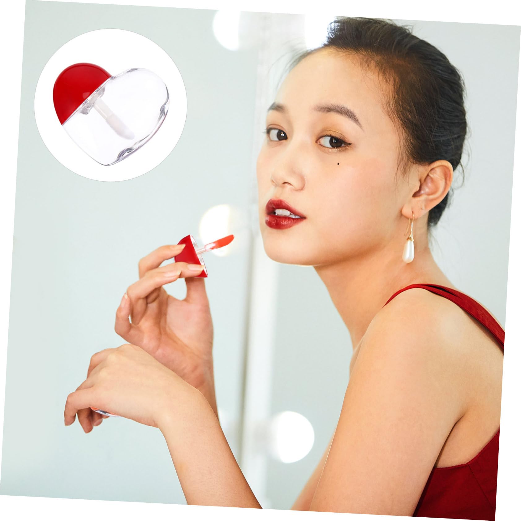 CALLARON 2 Set Tubo Per Lucidalabbra Per Cosmetici Per Diy Balsamo Labbra Design Compatto E Portatile Per Campioni 20 Pezzi * 2