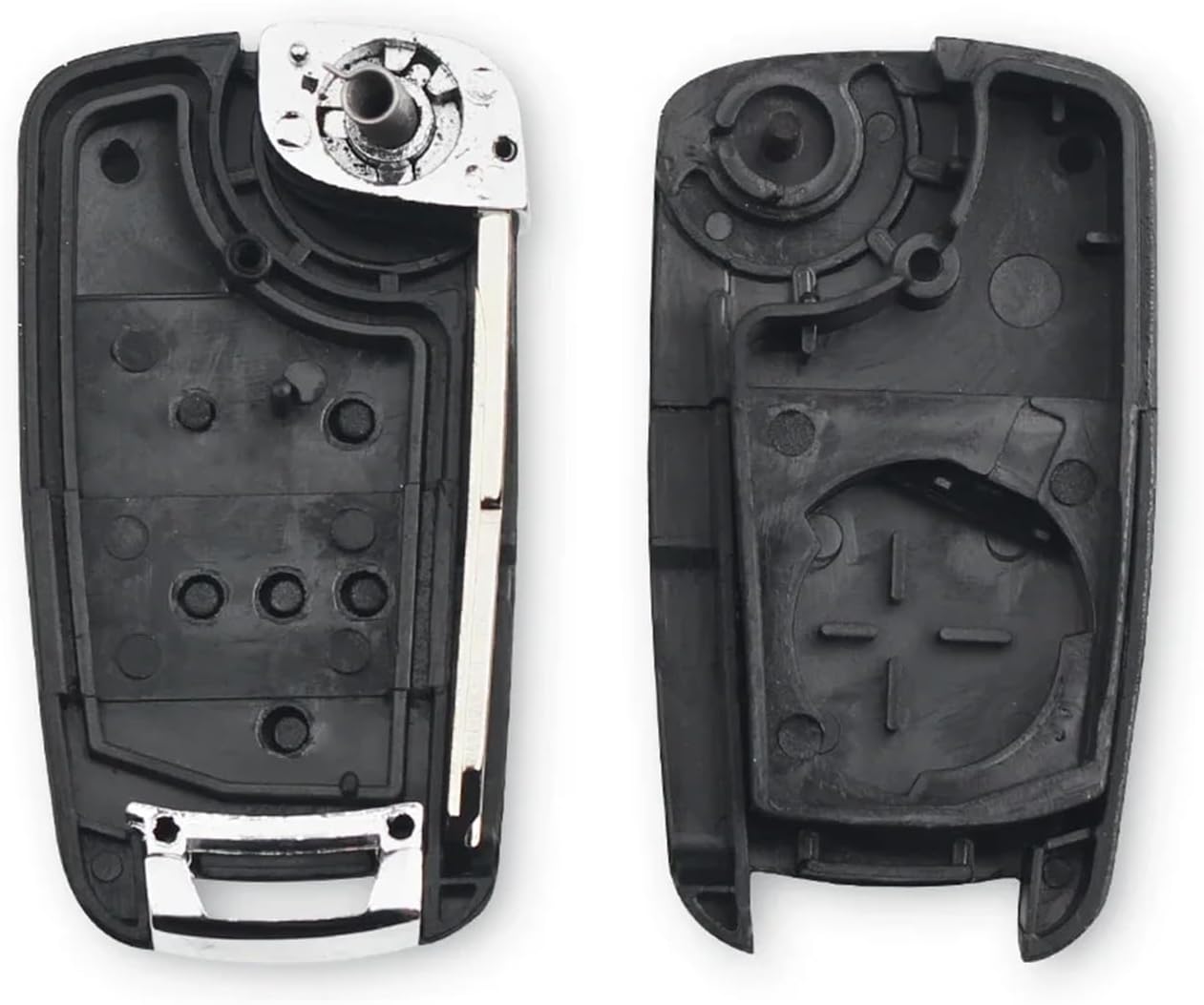 10PCS Flip Compatible with Chevrolet Spark 2012 2013 2014 2015 2016 3 Car Key Shell Case Fob