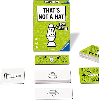 that’s Not A Hat - Pop Culture - Fun Bluffing & Memory Party Card Game for 3-8 Players | Fun Entertainment for Families |Travel Friendly