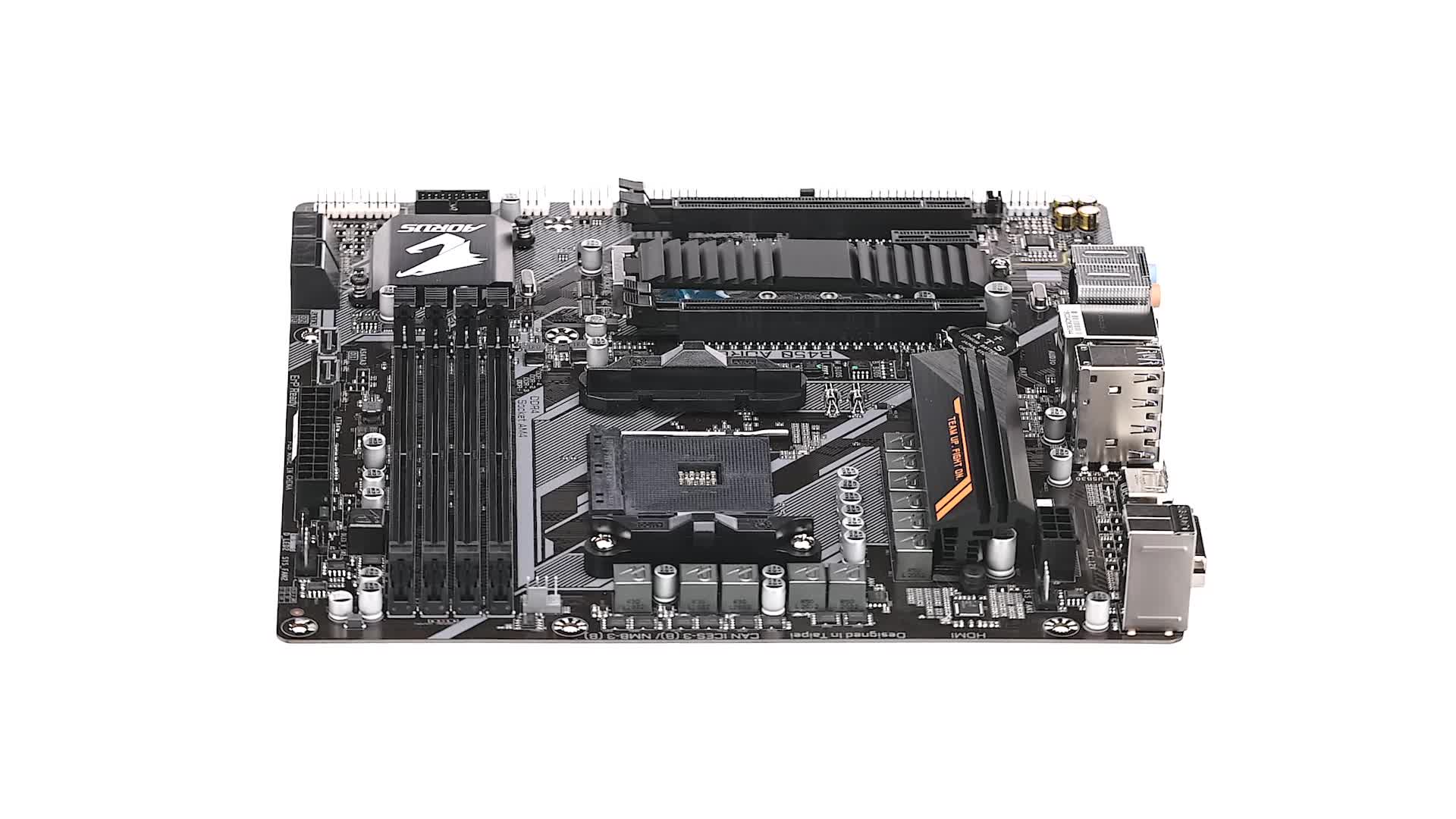 Aorus B450 AORUS M (Socket AM4/B450/DDR4/S-ATA 600/Micro ATX