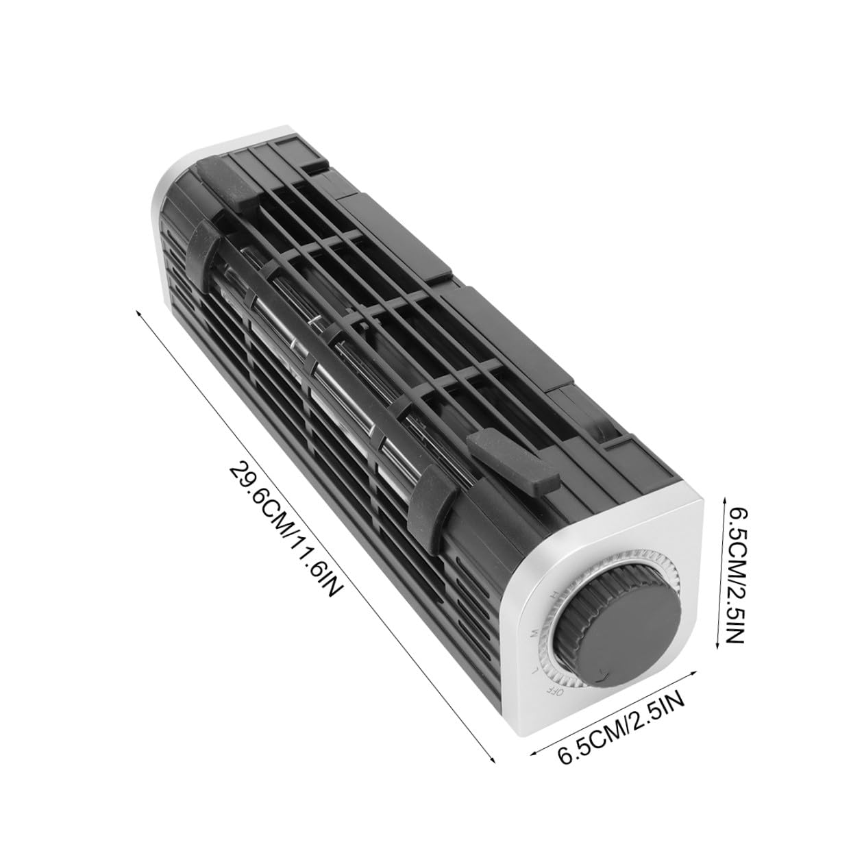 SHINEOFI Enfriador USB Portátil Ventilador Multiusos Escritorio Radiador Ajustable con Soporte Laptop y Enchufe Trasero