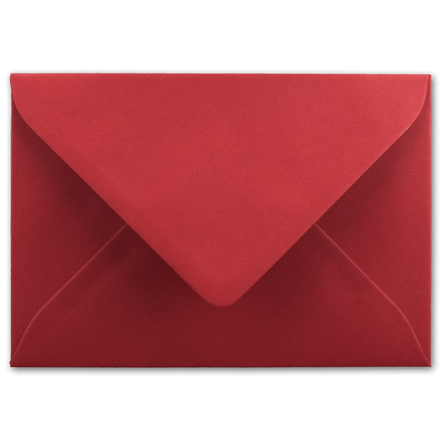 400x Enveloppes de Noël - DIN C5 - avec pluie d'étoiles dorées et métallisées en relief, enveloppe festive en rouge rosé - collage humide, 110 g/m² - 154 x 220 mm - Marque: GUSTAV NEUSER