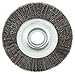 Forney 72748 Wire Wheel Brush, Fine Crimped with 1/2-Inch Arbor, 3-Inch-by-.008-Inch