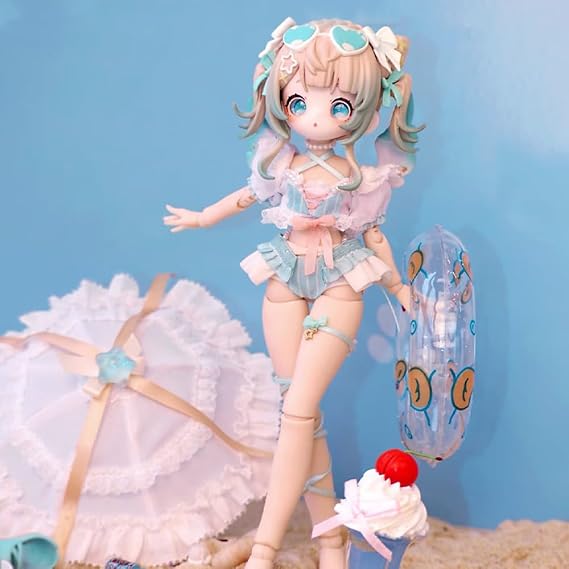 Sugary Girls Series 1/8 MJD Blind Box Mystery Box Dolls Action Anime Figure BJD Dolls Cute Figures Collectibles Birthday Gift (Two Boxes)