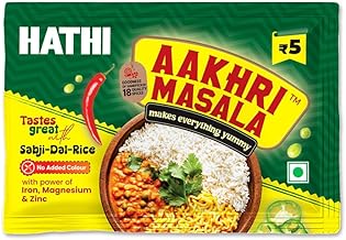 Aakhri Masala Mixed Spices, Magic Masala, All in one massala, OG taste booster, 120g Pouch (6g x 20 Sachets) Taste Booster for for Sabzi, Dal, Rice, Noodles & any Indian Dishes