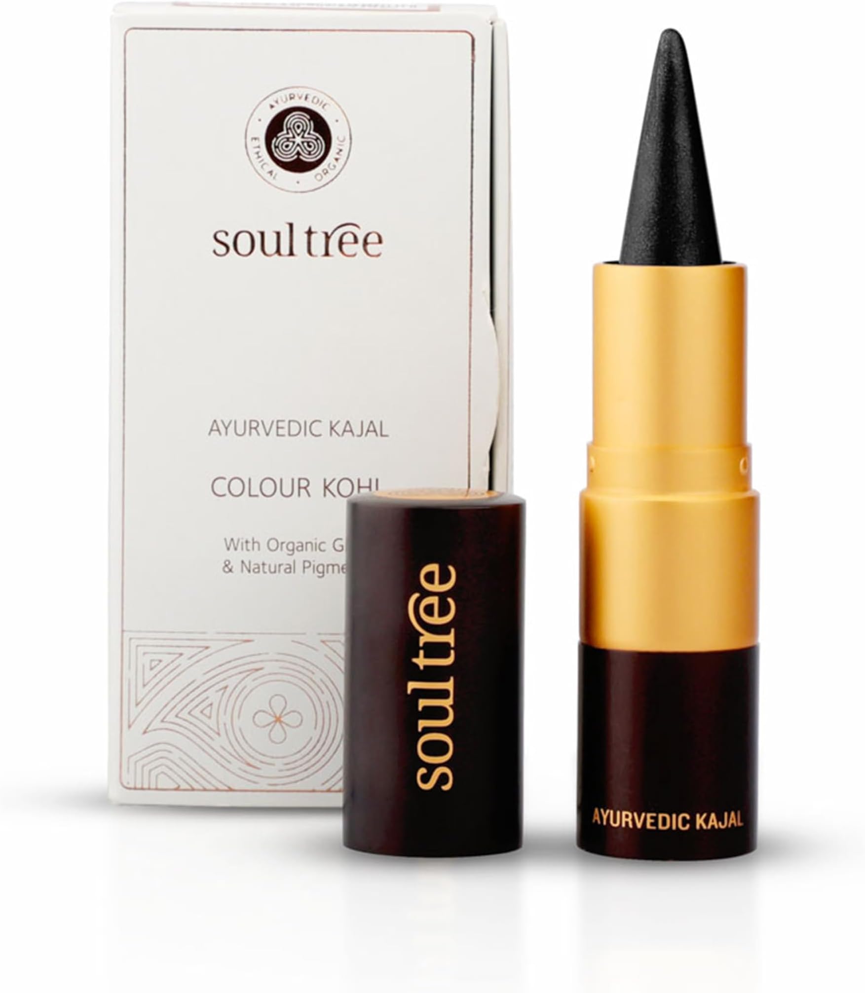 SoulTree 011 Pure Black Kajal, 3 gm
