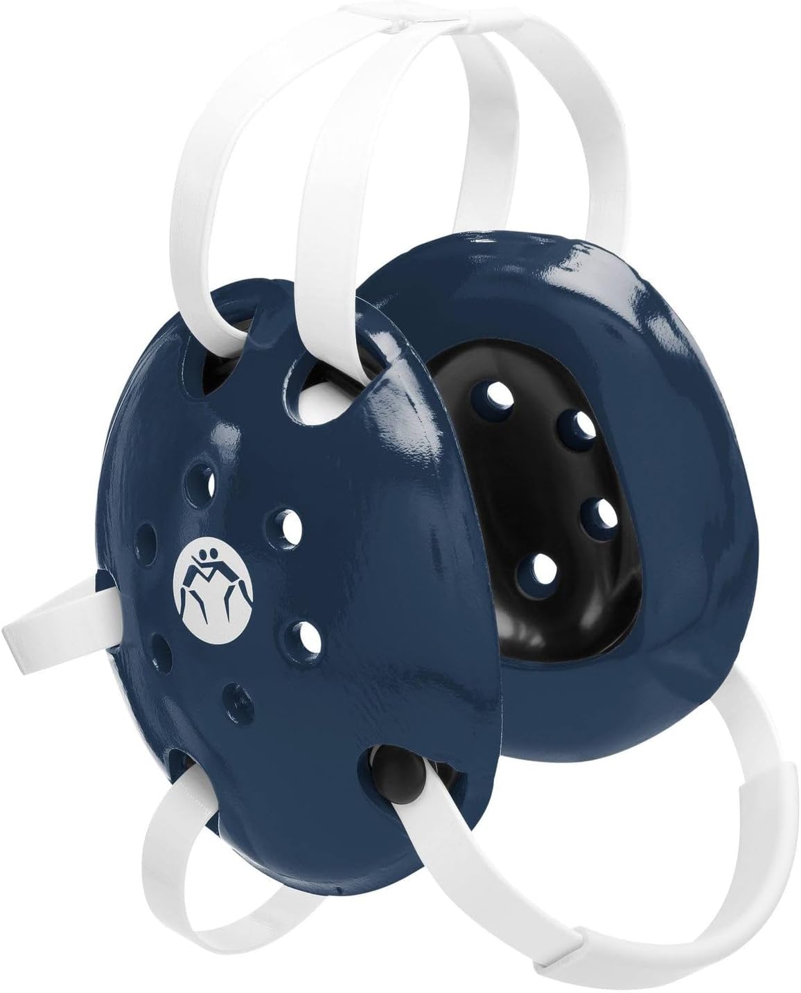 WrestlingMart Throwback Headgear - Comfort Foam Padding, Durable Protection with Six Vent Holes - Adjustable Staps for Youth to Adults