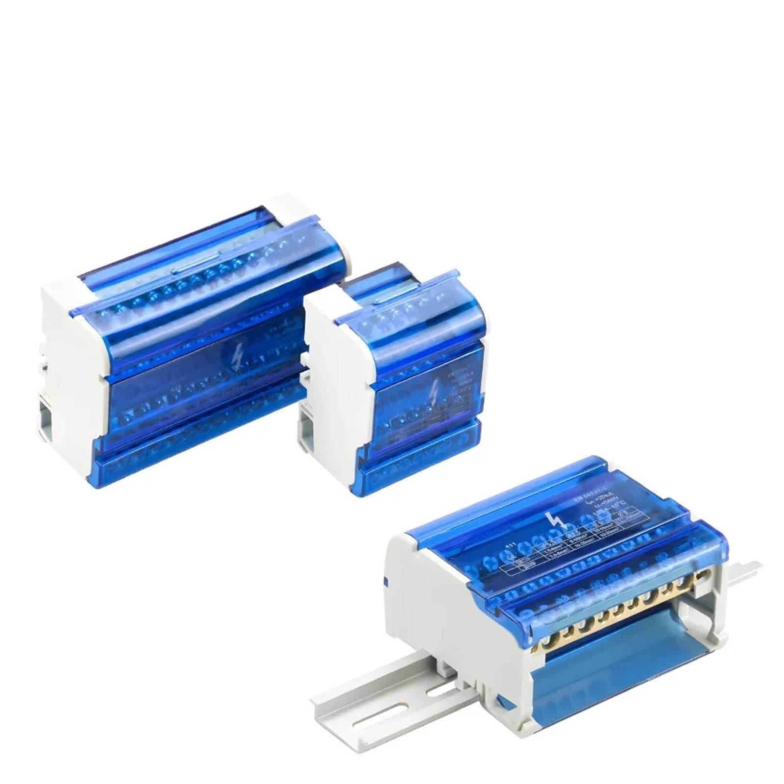 1 stück WDH207/211/215/407/411/415 Din Rail Terminal Block Schraube Junction Modulare Universal Elektrische Strom-verteilung Box(WDH411)