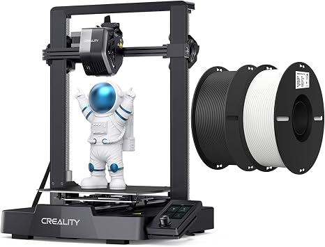 Creality Ender 3 V3 SE 3D Printer Bundle with 2kg PLA Filament 1.75mm Black & White