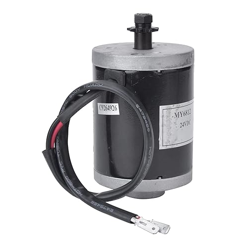 Miniatura 3 de MY6812 Blade Sprocket Motor eléctrico Scooter 24V 100W Motor eléctrico de alta velocidad con dientes de piñón