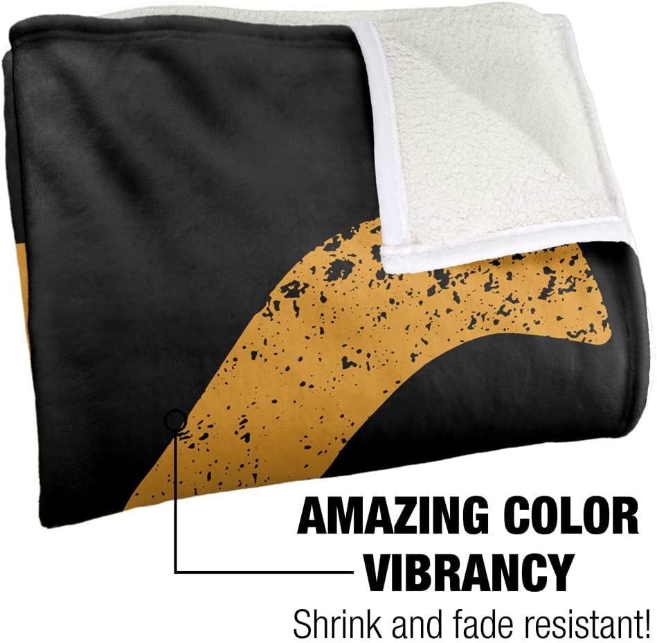 Yellowstone Blanket, 50"x60" Yellowstone Y Branding Logo Silky Touch Sherpa Back Super Soft Throw Blanket