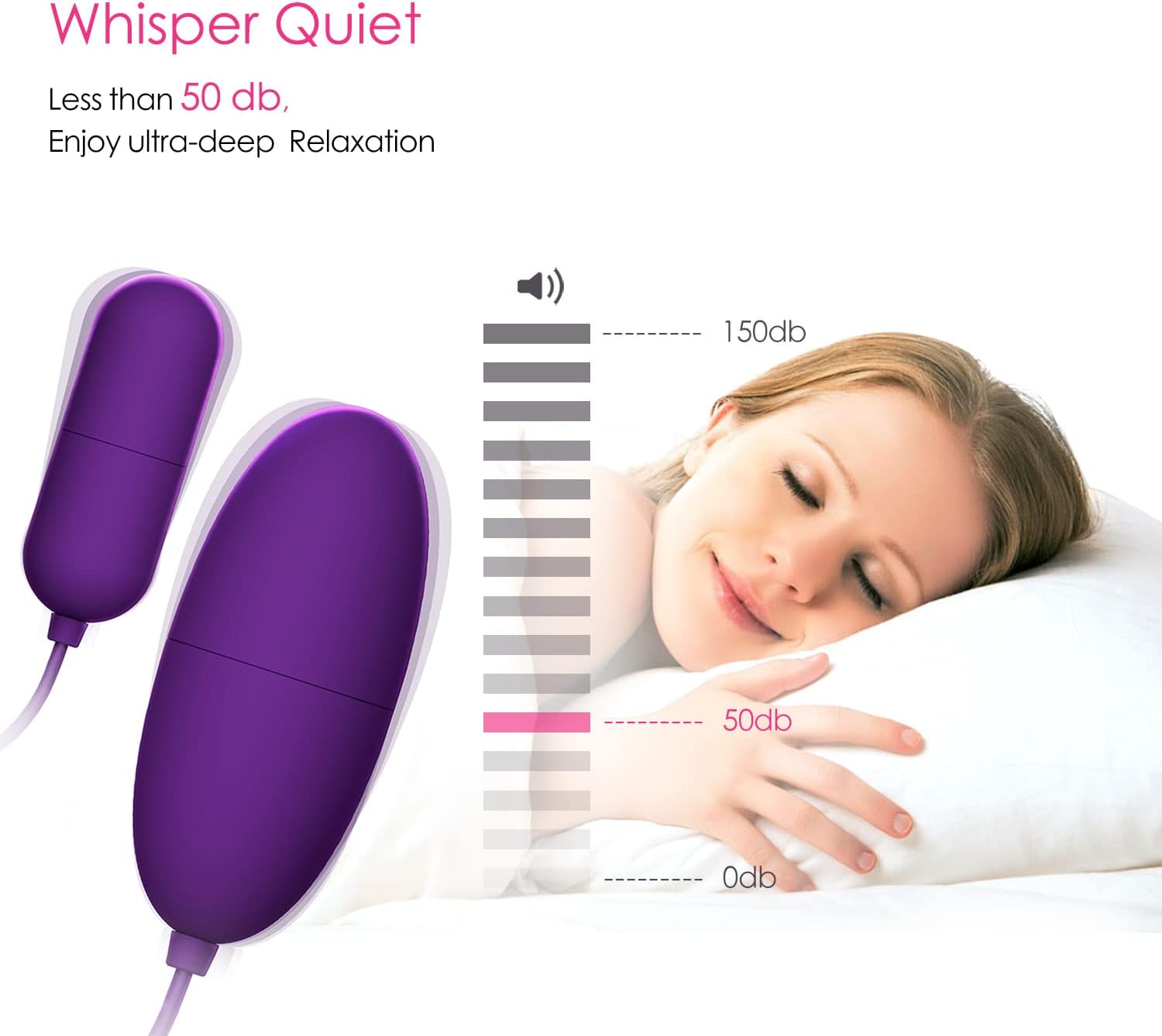 Vibrating Love Egg Waterproof 12+1Mode Powerful Quiet Soft Silicone Bullet Vibrator Remote Control Adult Sex Toy for Women and Couple (Purple)