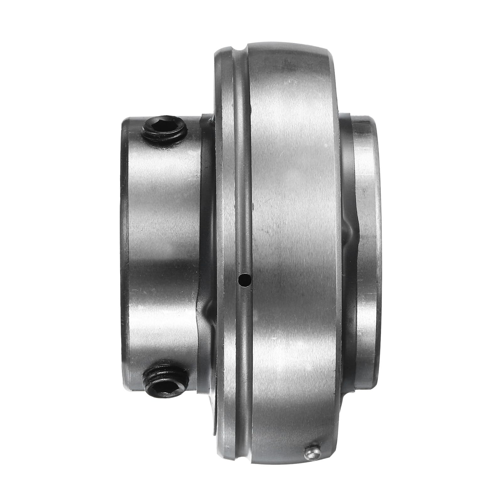 QUARKZMAN 2Pcs UC207-22 Roulements à Semelle 1-3/8" Unités de Roulement de Trou en Acier Chromé (Gcr15) Logement de Roulement Monté en Bride avec Clé