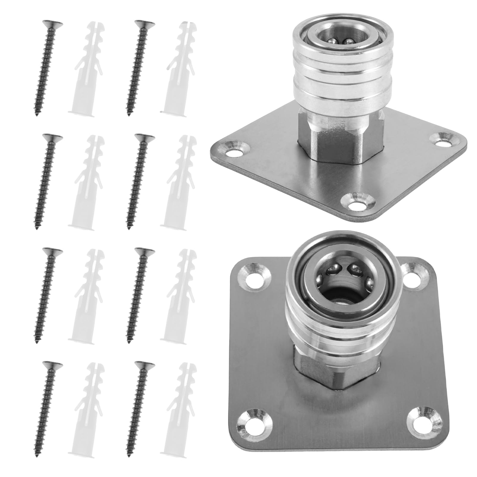 RHAIQBVC 2Pcs Pressure Washer Foam Cannon Holder,1/4inch Quick Connect Foam Cannon Bracket,Wall Mounted Pressure Washer Nozzle Tip Holder, Multifuncation Pressure Washer Accessories Storage Rack