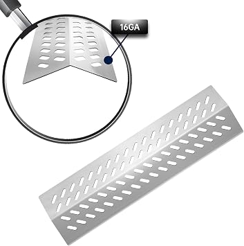 17 5/8 Grill Heat Plates Flame Tamer BBQ Gas Grill Replacement Parts for Bull 16631, LP 47628, 57568 LP, LP 62648, Angus 47629, Brahma 57568, 57569, Outlaw 26038, Steer Premium 69009, 16GA