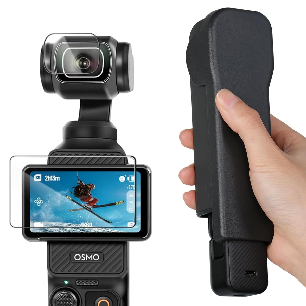 PellKing Protective Cover for DJI Osmo Pocket 3 Creator Combo, Anti-Fall Storage Handheld Camera Lens Screen Protector for DJI Pocket 3 Accessories